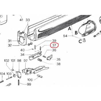 BERETTA CARTRIDGE LATCH PIN A300/A301/A302/A303/BREDA ALTAIR/A304/390/391