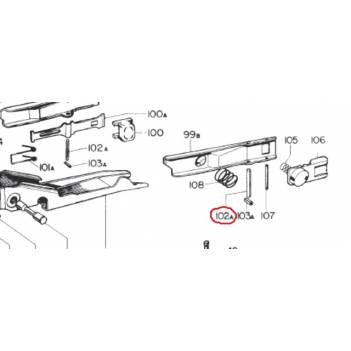 BERETTA CARTRIDGE LEVER PIN   A300/A301/A302/A303/A304/A390/A391
