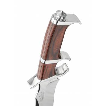 UNITED CUTLERY Hibben Legacy III Fighter Knife, brown wood (GH5090)