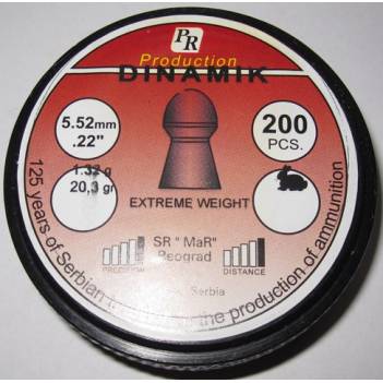SR "MAR" DINAMIK 5,52/200 (20 grains) SR "MAR" DINAMIK 5,52/200 (20 grains)