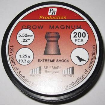 SR "MAR" CROW MAGNUM 5,52/200 (19,3 grains) SR "MAR" CROW MAGNUM 5,52/200 (19,3 grains)