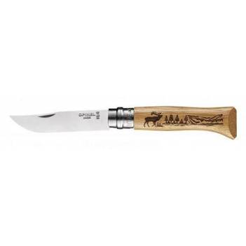 OPINEL ANIMALIA No8 INOX - ΕΛΑΦΙ ΑΠΟ ΞΥΛΟ ΔΡΥ