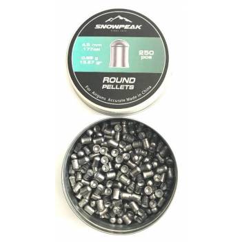 SNOWPEAK MAX HEAVY ROUND PELLETS .177/250 (13.27 grains)