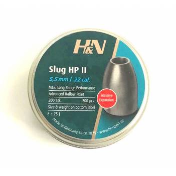 H & N SLUGS HP II .22/.217/200 (27 grains)