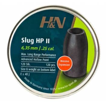 H & N SLUGS HP II .249/120 (36 grains)