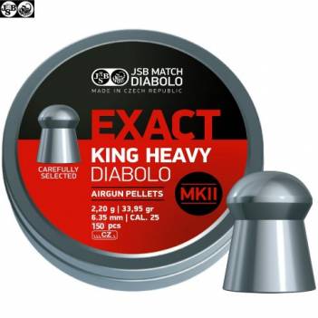 JSB EXACT KING HEAVY MKII .25/150 (34 grains)