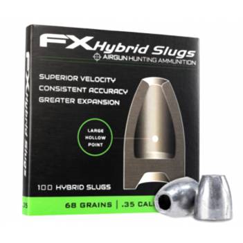 FX HYBRID SLUGS 9mm/.357/100 (68 grains)