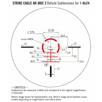 VORTEX STRIKE EAGLE 1-8х24 MOA AR-BDC3 (SE-1824-2)