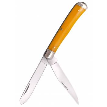 COLD STEEL ΣΟΥΓΙΑΣ TRAPPER, YELLOW BONE HANDLE (FL-TRPR-Y)