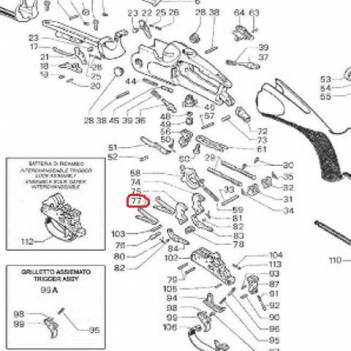 BERETTA HAMMER SPRINGS DT10/DT11 (1pc.)
