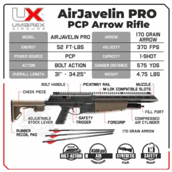 UX EXCLUSIVE Archery Airgun AirJavelin Pro FDE (2252668)