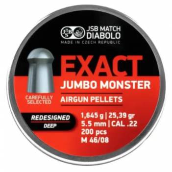 JSB MONSTER REDESIGNED DEEP .22/200 (25,39 grains)