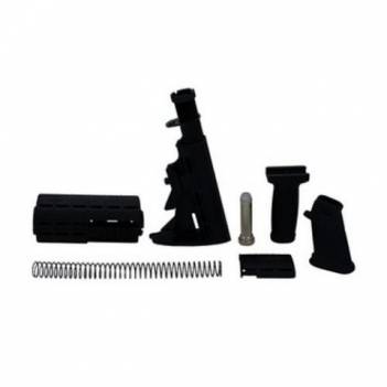 TAPCO INTRAFUSE AR-15 T6 Stock / Retractable Stock + Grip "SAW Style" + Handguard + Vertical Grip // Set Black