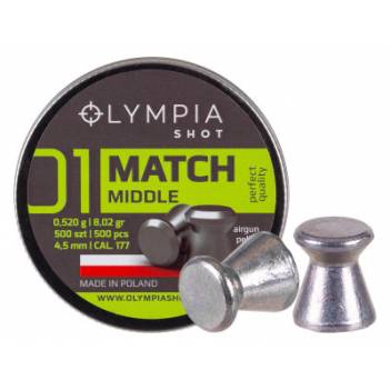OLYMPIA MATCH MIDDLE 4.50mm / 500, (8.02gr / 0.520g)