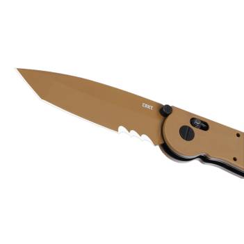 CRKT  Σουγιάς M16®-14XD , Crossbar Lock, Desert Tan, w/Veff Serrations