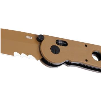 CRKT  Σουγιάς M16®-14XD , Crossbar Lock, Desert Tan, w/Veff Serrations