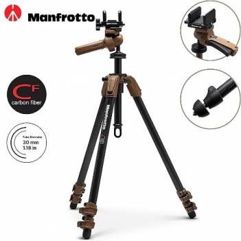MANFROTTO Alpha Shot Carbon Tripod - Grip Pro Kit (MK-R05-SD)