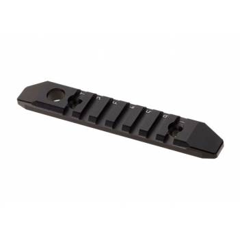 M-LOK Aluminum Rail 7-Slot and Keymod BLACK (31351)