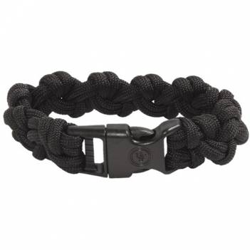SURVIVAL PARACORD BRACELET (ΜΑΥΡΟ)