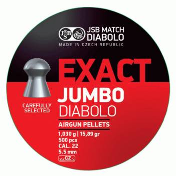 JSB EXACT JUMBO 5.53mm / 500 (15,9 grains)
