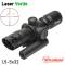 FIREFIELD BARRAGE W/Green Laser Matte Black 1.5-5x32mm Illuminated Red/Green Mil-Dot Reticle/Green Laser (FF13063)